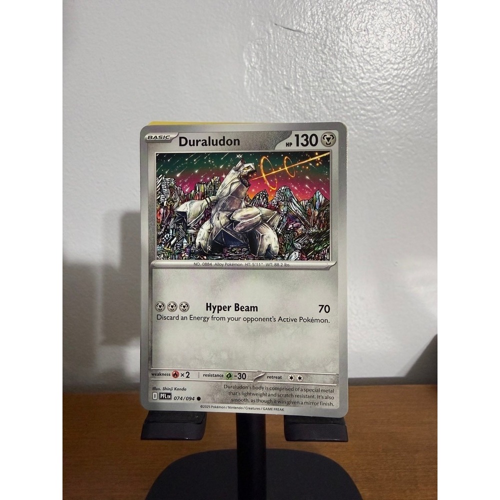 Pokemon Duraludon 074/094 Primal Clash Basic Metal Card Shinji Kanda Art